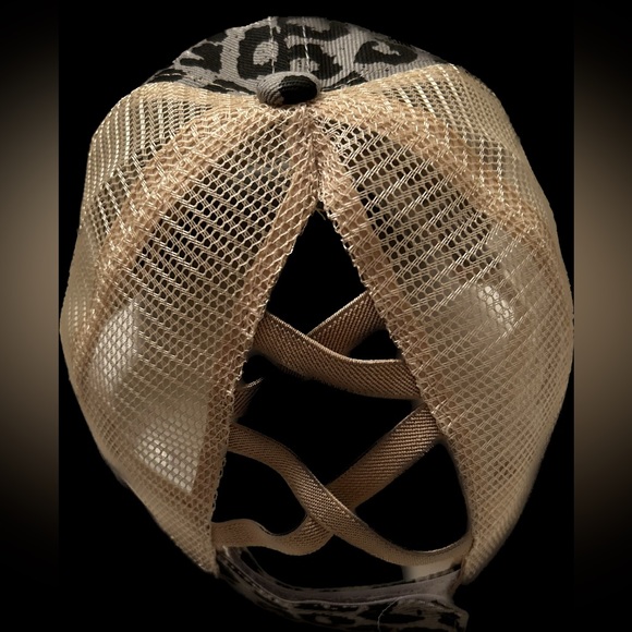 Black Leopard Summer Hat NWT - Picture 2 of 2